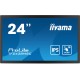 iiyama PROLITE Pizarra de caballete digital 61 cm (24'') LED 600 cd / m² Full HD Negro Pantalla táctil